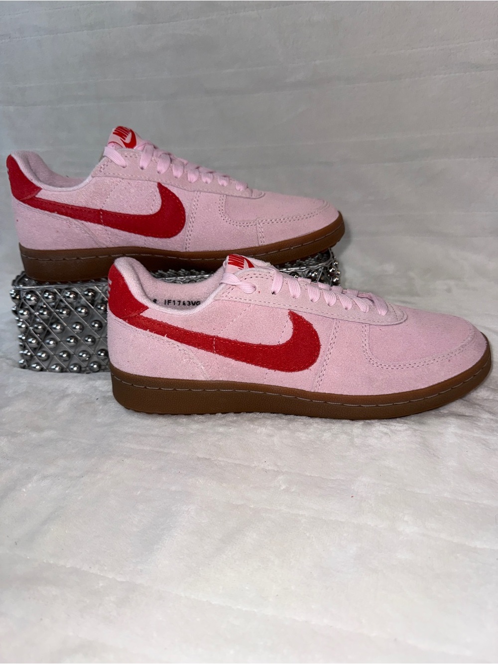 Nike Cortez TXT Pink Red White Sz 6.5Y 8Women. Style HF9994-600 - Picture 4 of 16